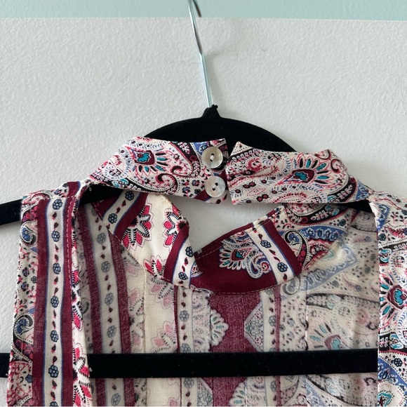 Free people mystic wonder Bohemian slip swing Dress with Pattern open back - Picture 4 of 8